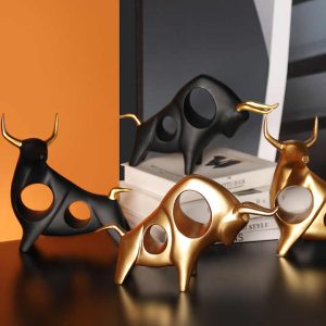 Modern Resin Animal Model Figurine Home Decor Nordic Living Room Decoration Accessories