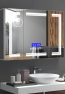 Bathroom Mirror with Cabinet Storage Modern Aluminum Mirror Cabinet2